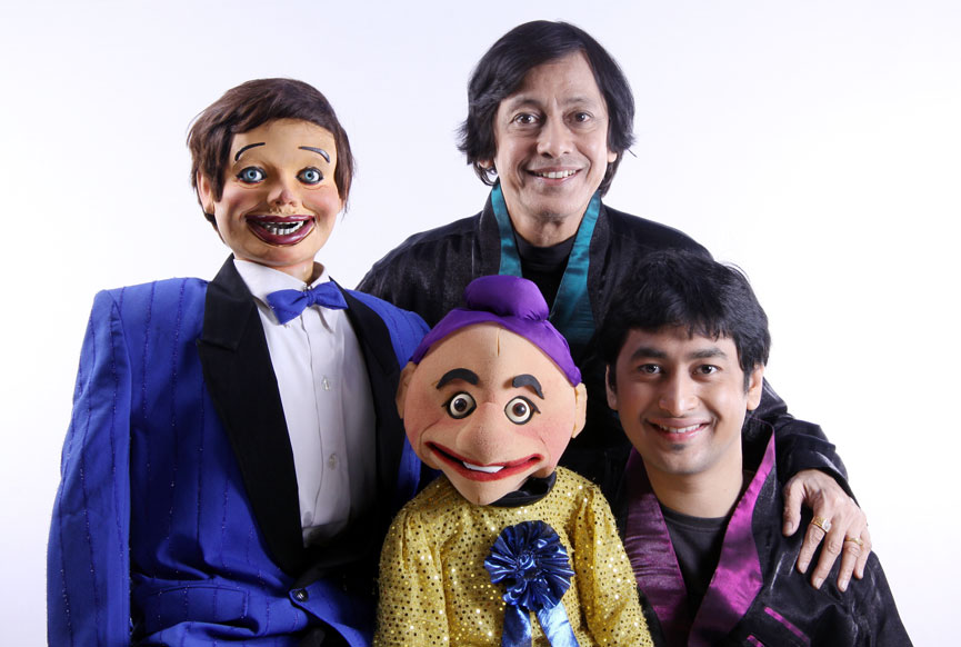 Ramdas Padhye and son Satyajit who are Puppeteers in Mumbai
