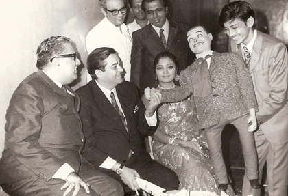 Raj Kapoor with Ramdas Padhye