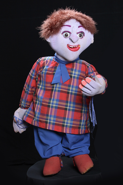 Puppet Tatya Vinchu from the film Zapatlela designed by Ventriloquist and Puppeteer Ramdas Padhye